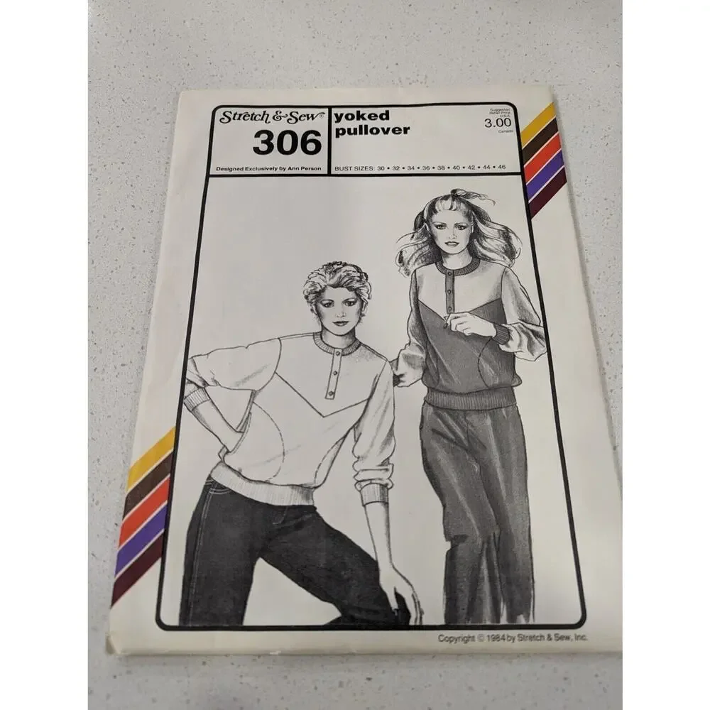 Lot Of Six Vintage Patterns By Ann‎ Person